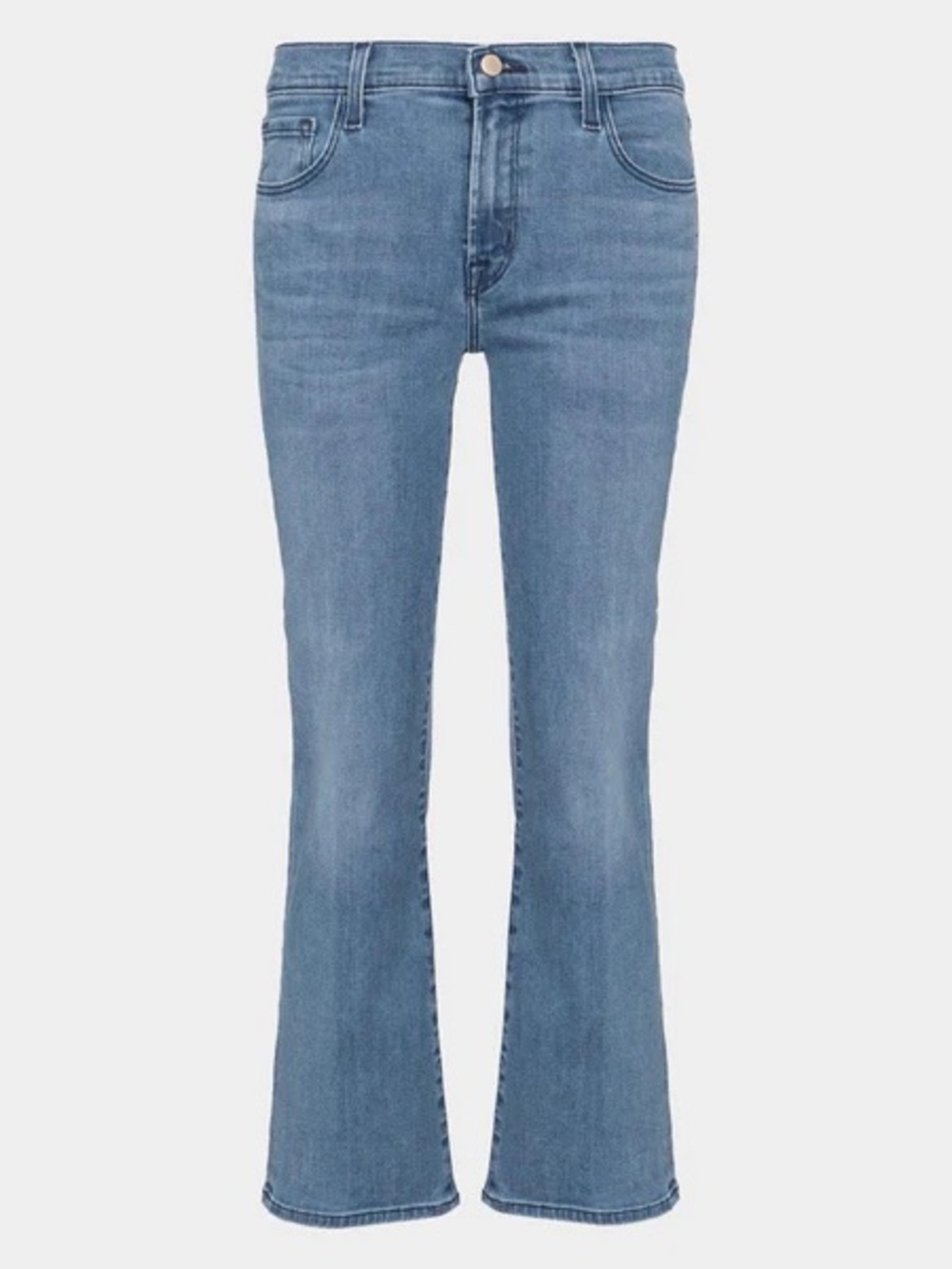 👖 J Brand Selena Cropped Kick Flare Bootcut Light Blue Jeans Y2K Quiet Luxury